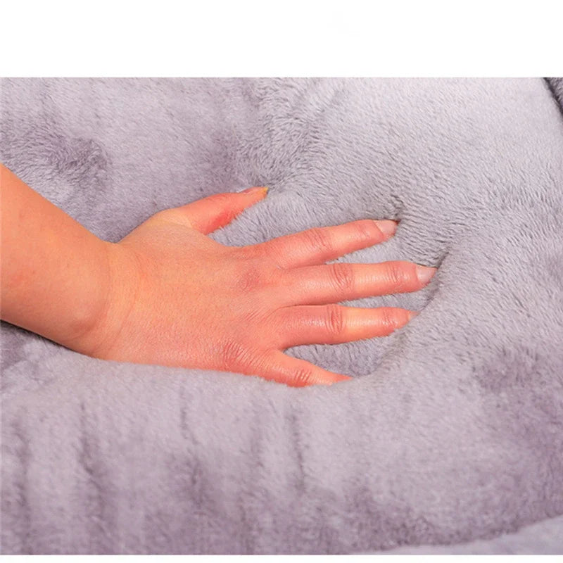 Square Dogs Bed, Dog Pet Accessories, Plush Calming Sofa Bed Soft Cushion for Little Small & Medium Cats Dogs